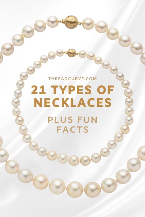 Complete your jewelry accessories collection by knowing all these 21 types of necklaces including necklace chain types and necklace combinations here! Follow Threadcurve for more stylish accessories info and daily fashion content. Types Of Necklace Styles, Different Types Of Necklace, Types Of Necklace, Types Of Necklaces, Dainty Designs, Chain Types, Solid Necklace, Necklace Chain Types, Thread Necklace