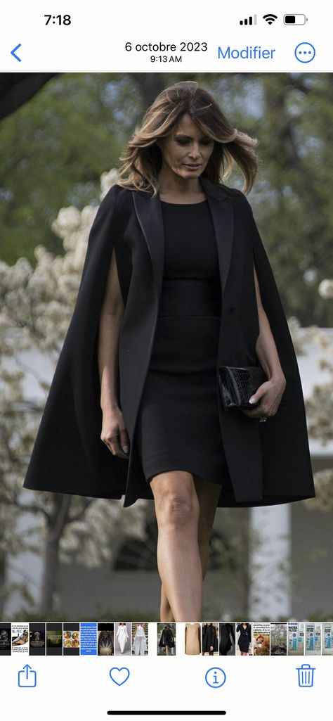 Cape Fashion, Cape Blazer, Black Dress Outfits, Black Outfits, Mode Inspo, First Lady, Look Fashion, Classy Outfits, African Fashion