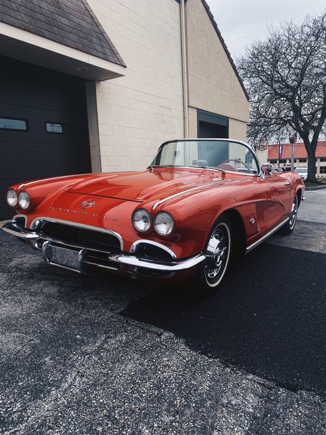 Red Corvette Aesthetic, Corvette Wallpaper, 1976 Corvette, 1969 Corvette, 1965 Corvette, Cars Chevrolet, Aesthetic Cars, Biker Photography, Red Corvette