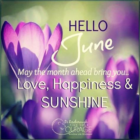 Hello June May The Month Ahead Be Filled With Love Flowers, Quotes, June Quotes, Lockscreen Screenshot