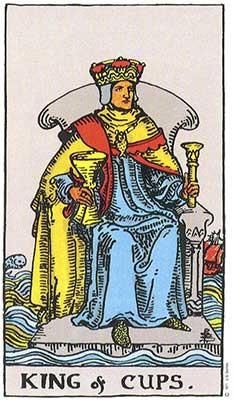 King of Cups Meaning - Tarot Card Meanings – Labyrinthos Biddy Tarot, King Of Cups, King Of Wands, Tarot Significado, Cups Tarot, Card Meanings, Swords Tarot, 78 Tarot Cards, Major Arcana Cards