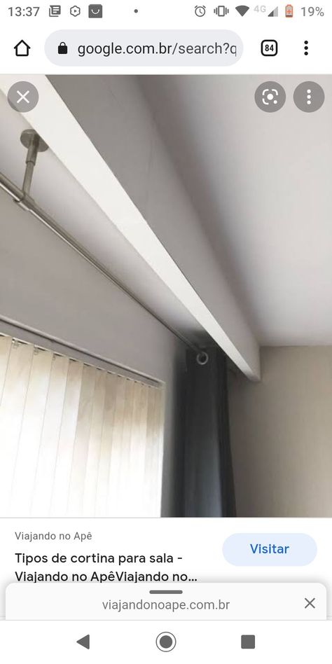 Curtain Box Ideas For Living Room, Curtain Pelmet False Ceiling, Curtain Profile, Ceiling Mounted Curtains, Curtain Box, Sheers Curtains Living Room, Curtain Pelmet, High Curtains, Curtains Living Room Modern