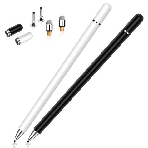 Stylus for iPad (2 Pcs), StylusHome Magnetic Disc Universal Stylus Pens Touch Screens for Apple/iPhone/Ipad pro/Mini/Air/Andr Pencil For Ipad, Touch Screen Laptop, Apple Pen, Stylus Pens, Samsung Tablet, Iphone Pro, Apple Ipad Pro, Ipad 2, Stylus Pen