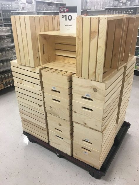 31 Reasons We Can’t Stop Buying Michaels Storage Crates. Hometalk Partner #crates Upcycled Home Decor, Crate Storage, Funky Junk, Wood Crates, Decor Guide, Mason Jar Diy, Wooden Crates, Décor Diy, Rock Stars