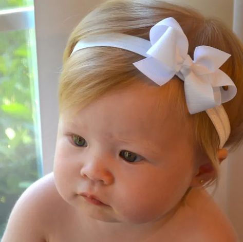 Bow Hairstyle, Baby Bow Headband, Baby Hair Bows, Cute Headbands, Baby Bow, Boutique Bows