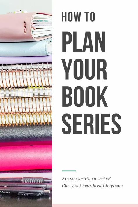 Writing A Series, How To Plan Writing A Book, How To Plan Your Novel, How To Write A Book Series, How To Write A Series, Story Bible Writing, Novel Planning Notebook, Planning A Novel, How To Plan A Novel