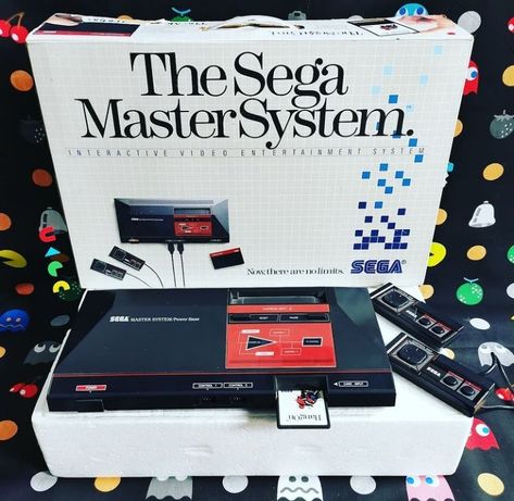 Sega Master System System Aesthetic, Sega Master System, Gaming System, Classic Video, Retro Video, Classic Video Games, Retro Video Games, Mega Man, Classic Toys