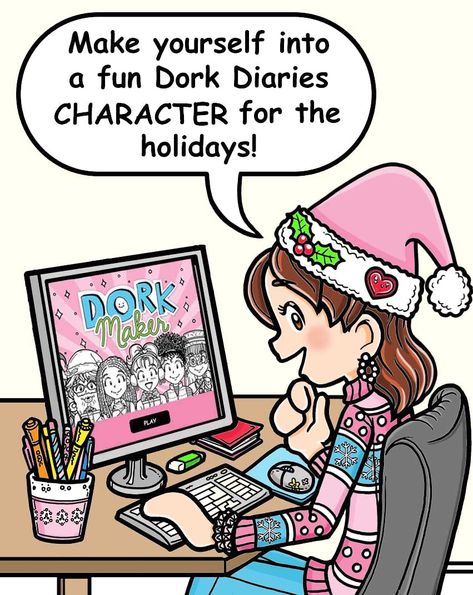 Dork Diaries Characters, Nikki Maxwell, Make Your Own Character, Cute Text Symbols, Emoji Set, Dork Diaries, Paris Books, Cute Website, Paper Dolls Diy