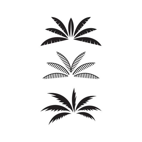 Palm Trees Design, Caribbean Logo Design, Travellers Palm Tree, Palm Logo Design, Coconut Tree Logo, Tropical Typography, Palm Leaf Logo, Tropical Logo Design, Caribbean Logo