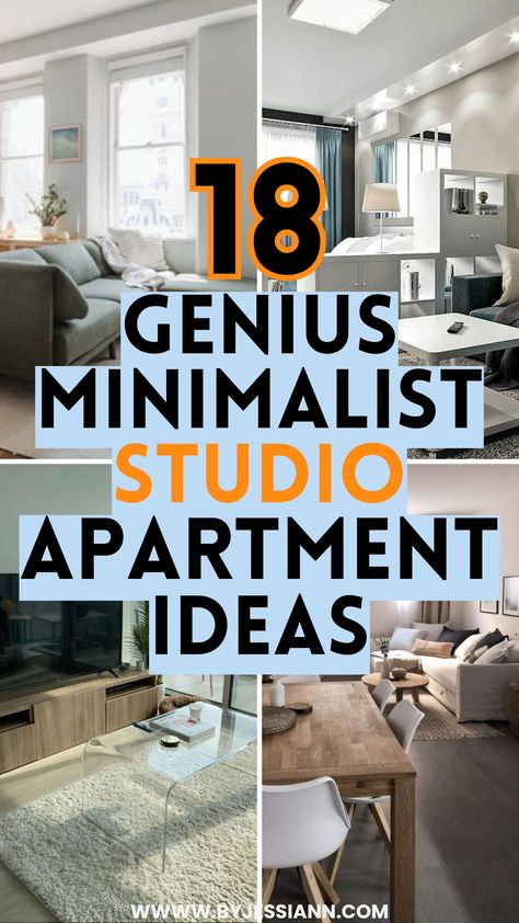 18 Genius & Minimal Studio Apartment Ideas - Decor & Layout Ideas Minimalist Home Decor Small Apartment, Coffee Table For Studio Apartment, Small 1 Bedroom Apartment Ideas Interior Design, Interior For Studio Apartment, Studio Apartment Small Layout, 200 Square Feet Studio Apartment Ideas, Smallest Studio Apartment Ideas, Small Bedroom Studio Ideas, Small One Bedroom Apartment Ideas Layout Studio Apt