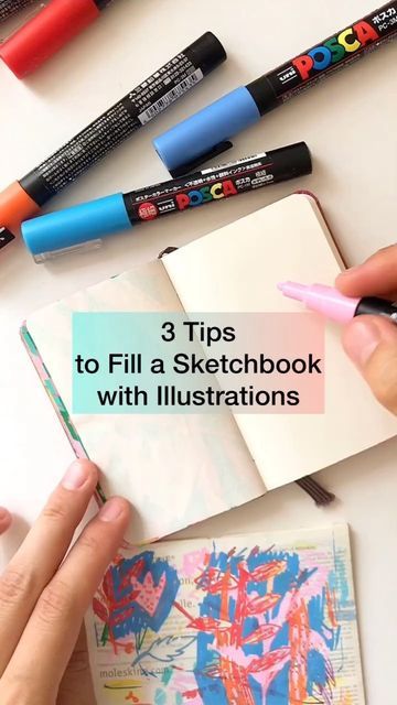 Polina Oshu ✨ PATTERN DESIGNER on Instagram: "3 Tips to Fill Your Sketchbook with Beautiful Illustrations ✨ 1. Set aside time for drawing. I drew for 1 hour each day while my child was at daycare. 2. Focus on one art style or topic. Develop your skills in a specific area. 3. Share your work on social media to stay motivated and get support from other artists. Remember to keep your drawings simple. It typically takes me between 20 to 50 minutes to complete a single pattern. What helps you? Polina Oshu Patterns, Oshu Pattern, Polina Oshu, Fill Your Sketchbook, Art Markers, Drawings Simple, First Art, Stay Motivated, Marker Art