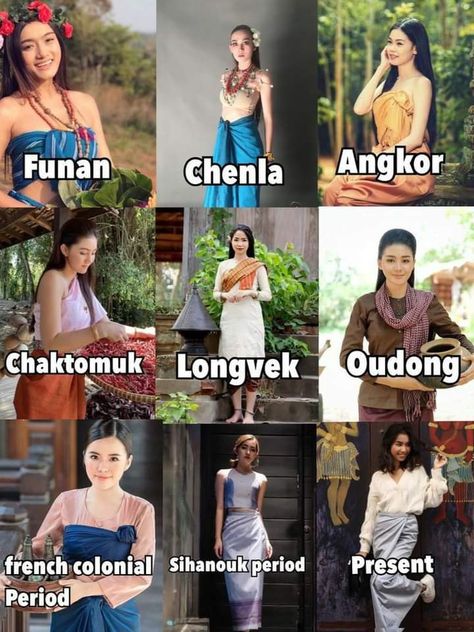 Cambodia Clothes, Cambodia Clothing, Cambodian Clothes, Traditional Asian Clothing, Cambodian Dress, Khmer Culture, Harmony Day, Cambodian Art, Thai Fashion