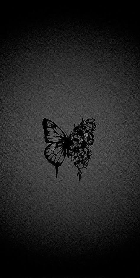 Wallpaper Iphone Tomboy, Tomboy Wallpaper Iphone, Tomboy Wallpaper Aesthetic, Tomboy Aesthetic Wallpaper, Butterfly Pfp Aesthetic, Tomboy Wallpaper, Full Black Wallpaper, Black And Grey Wallpaper, Butterfly Black And White