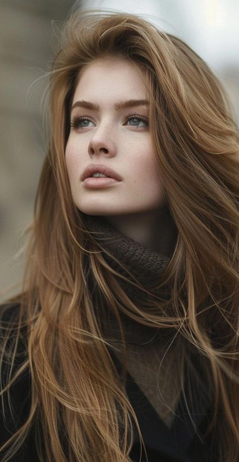 Get ready to fall in love with your hair all over again with these 30 hairstyles for long hair, perfect for adding a touch of glamour to your everyday. Extra Long Hair With Bangs, Hairstyles For Photoshoot Simple, Best Hairstyles For Long Hair, Autumn Hairstyles, Prom Ponytail Hairstyles, Yulia Rose, Trendy Braids, Women's Haircuts, Hair Muse