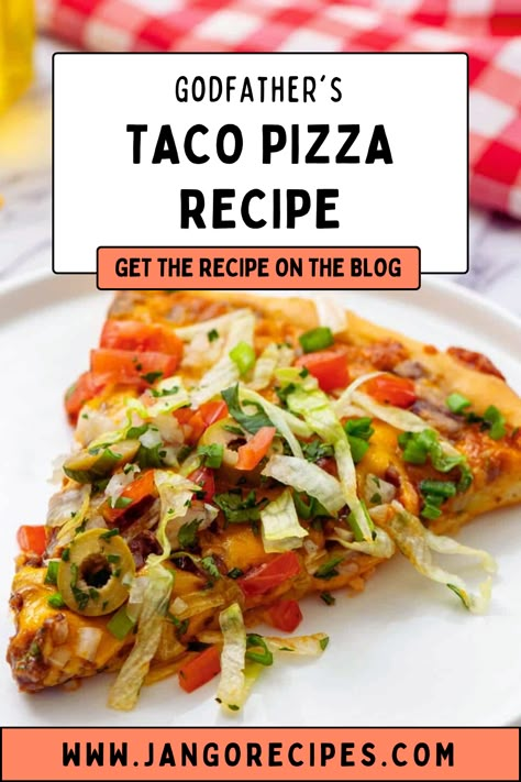 Pizza By The Yard Recipe, Boboli Pizza Recipes Ideas, Happy Joes Taco Pizza Recipe, Pizza Flavors Ideas, Piezano Pizza Recipes, Pizza Hut Taco Pizza Recipe, Shakeys Pizza Recipe, Godfathers Taco Pizza Recipe, Taco Pizza Sauce