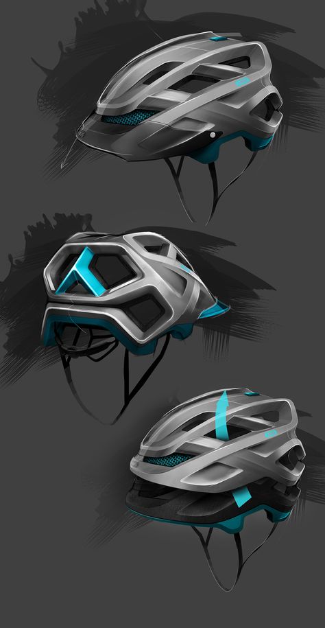 Cycling Helmet Design, Mom Jeans Fashion, Bike Helmet Design, Helmet Drawing, Bicycle Stand, Helmet Concept, Photoshop Rendering, Kids Bike Helmet, Sketching Techniques