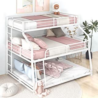 Amazon.com: twin over queen bunk bed