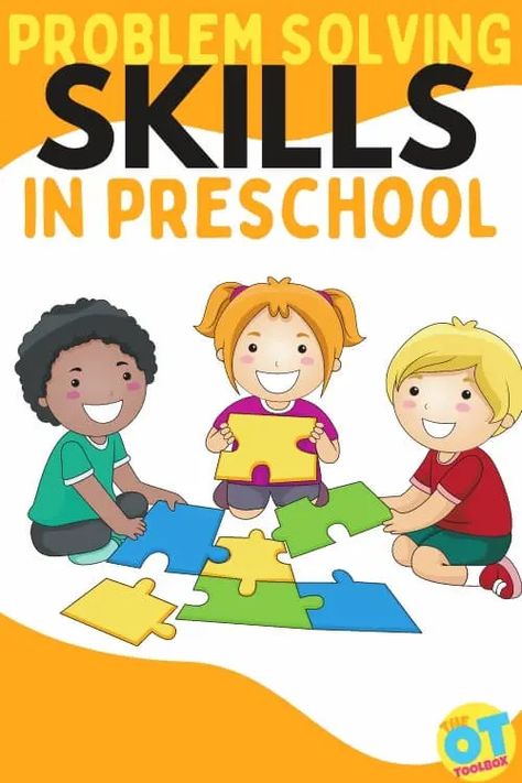 Problem Solving Activities for Preschoolers - The OT Toolbox Teaching Executive Functioning, Ideas For Learning, Problem Solving Worksheet, Problem Solving Activities, Executive Functioning Skills, Pre Writing Activities, Activities For Preschoolers, Executive Functioning, Skills Activities