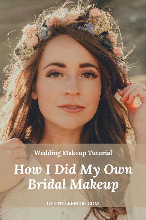 Wedding Makeup Diy Step By Step, How To Do Wedding Makeup Tutorials, Natural Bridal Makeup Tutorial, How To Do Bridal Makeup Step By Step, Bridal Makeup Glasses, Diy Bridal Makeup Tutorial, Easy Wedding Makeup Diy, Wedding Make Up Tutorial, Diy Wedding Makeup The Bride