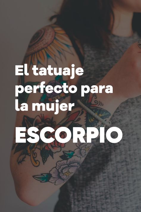 #tattoo #tatuaje #horoscopomagico #horoscopo escorpio ideas Ideas Tatuajes Mujer, 3 D, Tattoos