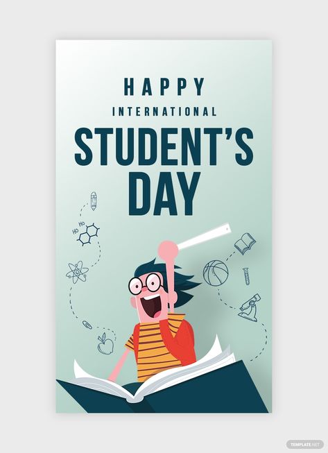 International Student's Day Whatsapp Image #AD, , #Sponsored, #Student, #International, #Day, #Image, #Whatsapp Student Day Poster Design, Student's Day, International Students Day, Student Day, Students Day, Happy Students, International Day, International Students, Design Student