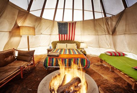 Stay in an Airstream or a Teepee at This Crazy Cool Marfa Glampsite Liz Lambert, Adult Summer Camp, Small Luxury Hotels, Safari Tent, Weekend Escape, Small Hotel, Luxury Boutique Hotel, Bunk House, On The Road Again