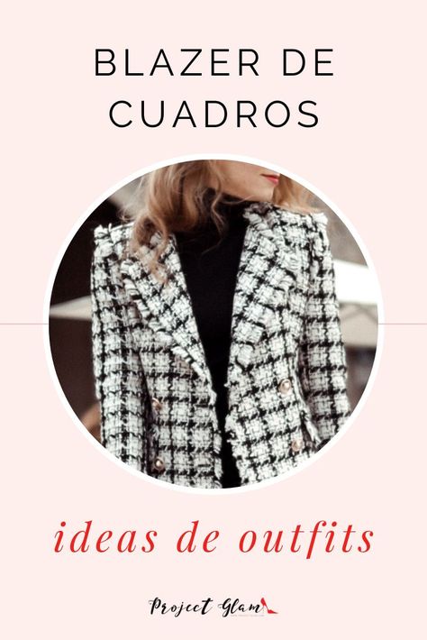 El blazer es una prenda a la que podemos sacarle provecho. Sea para looks de oficina o casuales, un lindo blazer puede ser pieza clave en un outfit. En este artículo te compartiremos ideas para combinar un blazer de cuadros (o "plaid" en inglés). Son diferentes los estilos en los que puedes encontrar esta prenda. ¡Haz clic para inspirarte! Blazer Cuadros Outfit, Ideas De Outfits, Plaid, Blazer, My Style