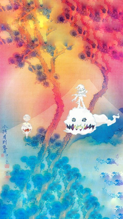 #kanyewest #kidcudi #albumcovers #hiphop #rap #iphone #iphonewallpaper #pinterest Kanye West Lockscreen, Album Phone Wallpaper, Ghost Iphone Wallpaper, Iphone Wallpaper Kanye, Kid Cudi Wallpaper, Kid Cudi Kanye West, Kanye Wallpaper, Kid Cudi Albums, Kids See Ghosts