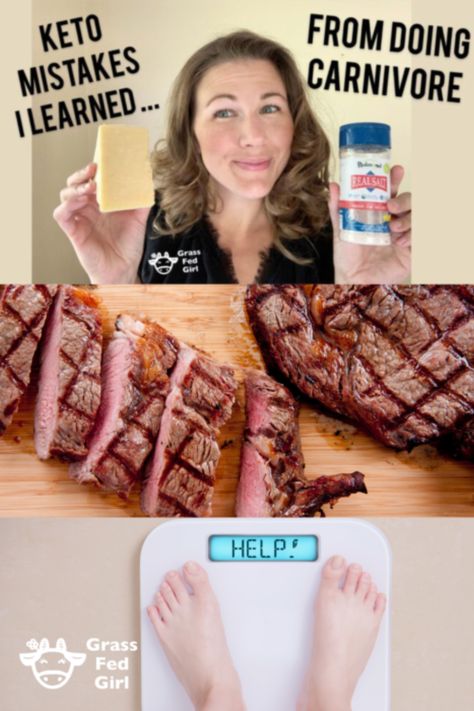 7 Keto Diet Mistakes I Learned From Doing the Carnivore Diet | Grass Fed Girl Carnivore Diet Vs Keto, Carnivore Diet Fats, Carnivore Women, Snacks On Carnivore Diet, Carnivore Diet Before And After Women, Carnivore Diet Recipes Easy, Easy Carnivore Meals, Carnivore Diet For Beginners, Carnivore Breakfast