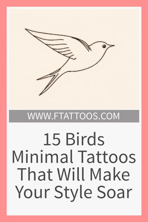 Discover the perfect minimalist bird tattoos that not only enhance your style but also carry deep meanings—what will yours say about you? Small Love Bird Tattoo, Petite Bird Tattoo, Tiny Flying Bird Tattoo, Small Finch Tattoo, Fine Line Finch Tattoo, Mini Bird Tattoos For Women, Minimal Bird Tattoos For Women, Fine Line Chickadee Tattoo, Mom And Daughter Bird Tattoos