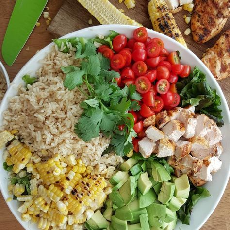 Family Sized Burrito Bowls Food Rich In Carbohydrates, Avocado Cilantro Dressing, Red Leaf Lettuce, Leaf Lettuce, Cilantro Dressing, Good Carbs, Burrito Bowls, Food Crush, Clean Food Crush