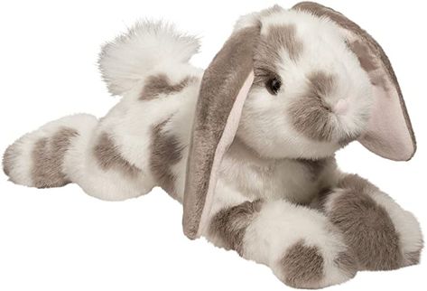 Amazon.com: Douglas Ramsey Gray Spotted Bunny Rabbit Plush Stuffed Animal: Toys & Games Lop Eared Rabbit, Rabbit Stuffed Animal, Upscale Fashion, Cuddle Time, New Orleans Mardi Gras, Fashion Children, Pet Rabbit, Animal Toys, Bunny Plush