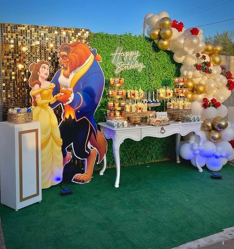 Beauty And The Beast Birthday Backdrop, Beauty And The Beast Garland, Beauty And Beast Backdrop Ideas, Beauty And The Beast Theme Party Ideas, Beauty And Beast Birthday Party, Beauty And Beast Birthday Party Ideas, Beauty And The Beast Birthday Ideas, Bella Birthday Party Ideas, Beauty And The Beast Birthday Party Deco