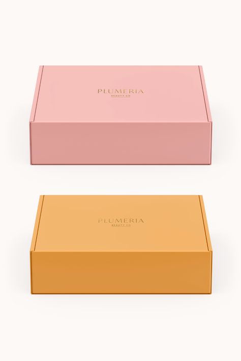 Yellow Box Packaging, Beautiful Box Design, Beauty Box Packaging, Box Package Design, Packing Box Design, Packaging Box Design, Beauty Branding, Luxury Packaging Design, Modern Packaging