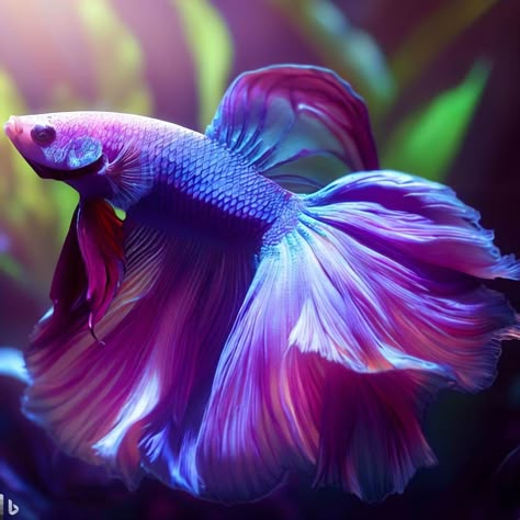 Unveiling the Allure of the Purple Betta Fish: A Rare Jewel in the Aquarium Purple Betta Fish, Betta Fish Names, Female Betta Fish, Fish Names, Female Betta, Cool Fish Tanks, Fish Tank Design, Betta Fish Care, Dark Purple Wallpaper