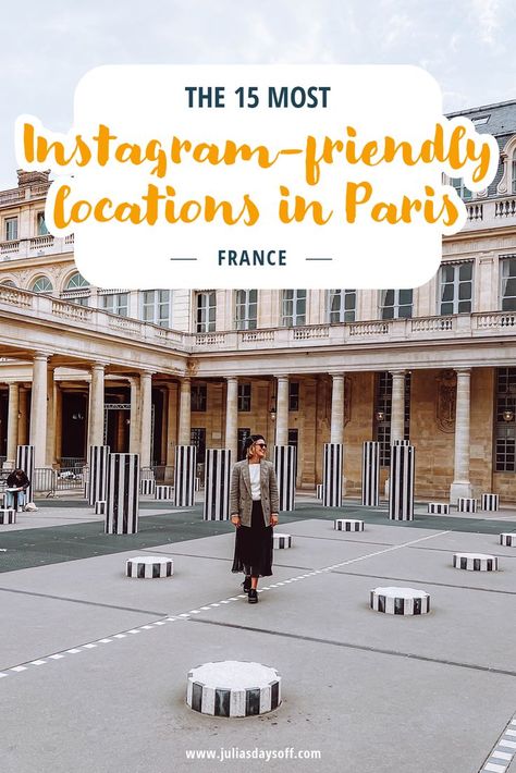 Woman standing in a photogenic square in Paris Best Spots In Paris, Instagram Paris Photos, Emily In Paris Locations, Paris Spots, Best Cafes In Paris, Paris Shooting, Spots In Paris, Lafayette Paris, Seine River