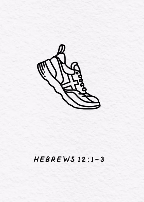 Hebrews 12 1-2 Tattoo, Hebrews 12 1-2 Wallpaper, Hebrews 12:1, Hebrews 12 1, Biblical Tattoos, Christian Drawings, 12 Tattoos, 2024 Board, Hebrews 12