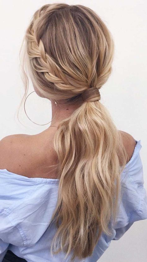 Ponytail Hairstyles Low, Best Ponytail Hairstyles, Best Ponytail, Up Ponytail, Hairstyles Ponytail, Amazing Hairstyles, Blonde Braids, Beautiful Braids, Low Ponytail