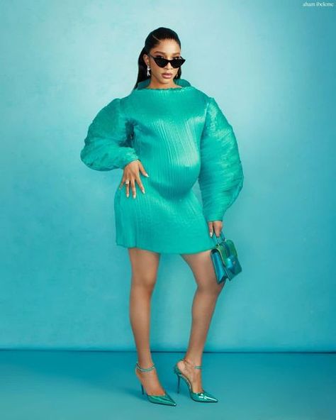 Actress Adesua Etomi shares stunning new maternity photos. Adesua Etomi, Maternity Photos, Baby Photoshoot, Pregnancy Photos, Actresses, Quick Saves