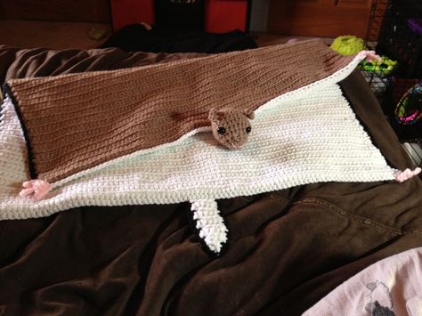 flying squirrel baby blanket Crochet Flying Squirrel, Hey Mama, Flying Squirrel, Needle Crafts, Crochet Things, Sewing Needle, Baby Crochet, Dark Angel, Fiber Arts