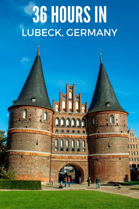 Lubeck, Germany, is full of fun things to do, even if you're short on time. Here's a look at what to see, do, and eat with less than two days in this beautiful city. Sweden Life, Hanseatic League, Germany Living, Lubeck Germany, Germany Trip, Germany Vacation, Northern Germany, Travel Germany, Visit Germany