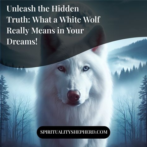 🌙✨ Unlock the Hidden Messages of Your Dreams! ✨🌙 

Ever wondered what those vivid dreams really mean? Dive into the captivating world of dream symbolism and discover how animals, especially the powerful white wolf, convey profound messages from your subconscious! 🐺💭 

Understand how dreams can guide your self-discovery and tap into your inner strengths. Whether it’s the call for freedom or a reflection of your deeper desires, interpreting these symbols can lead to powerful insights. 

Ready to decode your dreams? Follow us for more fascinating insights and don't forget to like this post! 💫👀 Dream Symbolism, Dream Meaning, Hidden Truth, Vivid Dreams, Dream Symbols, Trust Your Instincts, Dream Meanings, Inner Power, Hidden Messages