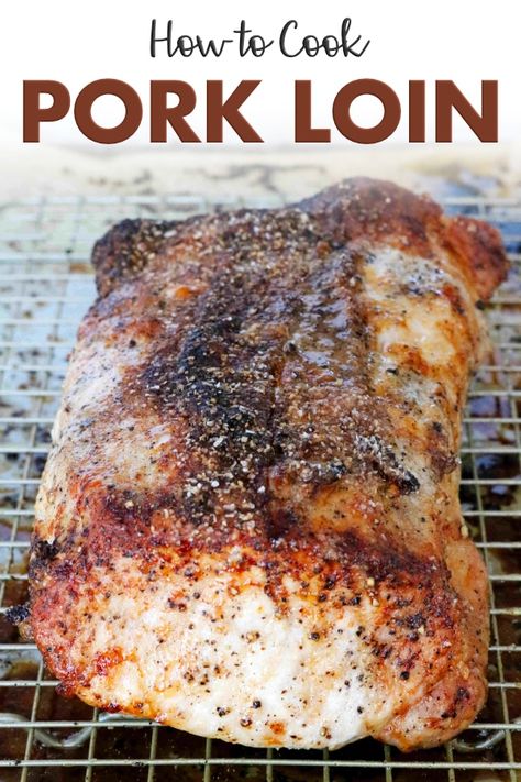 Crispy Pork Loin, Boneless Pork Loin Recipes, Pork Loin Oven, Pork Loin Recipes Oven, Pulled Pork Salad, Baked Pork Loin, Holiday Roast, Boneless Pork Loin Roast, Loin Recipes