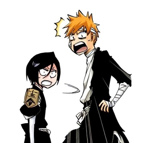 Bleach Ichigo And Rukia, Ichigo Manga, Ichigo X Rukia, Rukia Bleach, Bleach Rukia, Bleach Funny, Ichigo Y Rukia, Rukia Kuchiki, Ichigo And Rukia