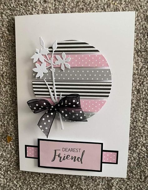 Sizzix Projects, Scrappy Cards, Washi Tape Cards, Scrap Cards, Gatefold Cards, Easy Cards, Homemade Birthday Cards, Hand Made Greeting Cards, Birthday Cards For Women