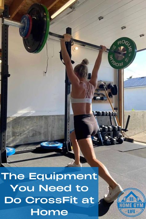 Wanting to do CrossFit at home but not sure where to start? We've got you covered. Click through to learn what equipment will get you started on your CrossFit journey Crossfit Home Gym, Crossfit Abs, Crossfit Equipment, Weekly Workouts, Crossfit At Home, Best Home Gym, Home Gym Design, Crossfit Gym, Fitness Competition