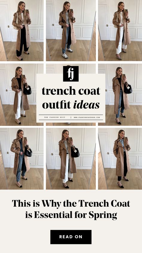 trench coat outfits Trench Coat Outfit London, Trench Coat Business Casual, Trench Spring Outfit, Light Tan Trench Coat Outfit, Tan Trench Coat Outfit Fall, Taupe Trench Coat Outfit, Fall Trench Coat Outfits Casual, Outfit Trench Beige, Spring Trench Coat Outfit