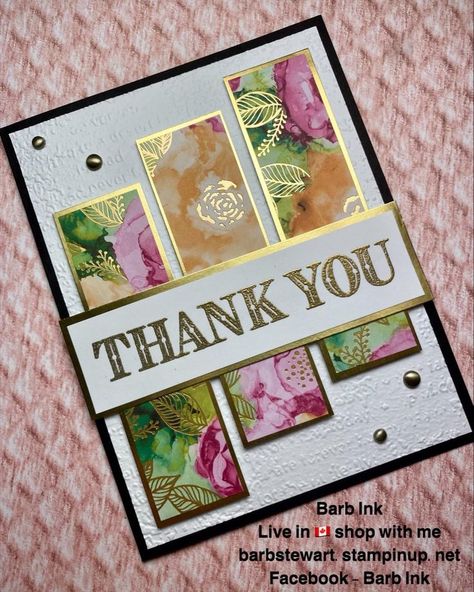 Cards Made With Patterned Paper, Mixed Up Craft Cards, Handmade Cards Using Photos, Using Dsp On Cards, Cas Cards Simple, Cards With Dsp Paper, Pretty Card Designs, Thankyoucard Design Handmade, Dsp Cards Simple