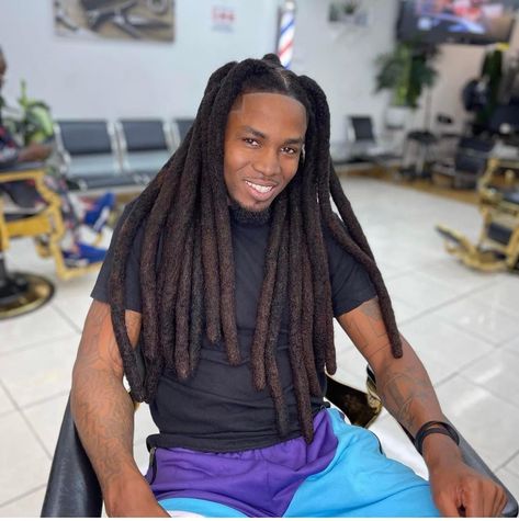 Wick Locs Men, Thick Dreads Styles For Men, Wick Locs, Wicks Dreads, Wicks Locs, Thick Dreadlocks, Dreads Short Hair, Thick Dreads, Dreadlocks Hair Care