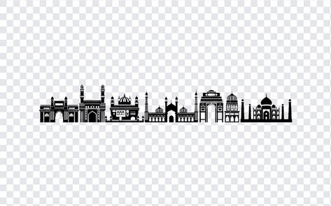 Indian Monuments PNG Indian Monuments, Graphic Design Png, Indian Elements, Library Shelf, Twitter Logo, India Gate, India Images, City Vector, India Culture